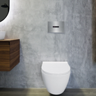 OLI eLINE automatic flush plate installed on concealed toilet wall Pakistan — OLI exclusive Sardar & Co Rawalpindi