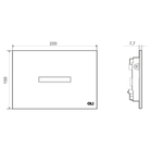 OLI eLINE infrared sensor detail — automatic dual-flush Pakistan, 900mm detection range, Sardar & Co