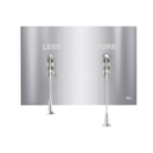 OLI Less is More flush plate Polished Chrome — stainless flush plate Pakistan, Sardar & Co