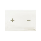 OLI Glassy glass flush plate White — luminous glass touchless flush Pakistan, Sardars