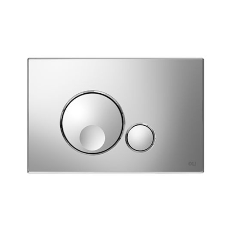 OLI Globe ABS flush plate Polished Chrome — standard chrome flush plate Pakistan, Sardar & Co