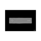 OLI Oceania glass steel flush plate Stainless Steel & Black Glass — pneumatic dual-flush Pakistan, Sardar & Co