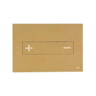 OLI Oceania glass steel flush plate Brushed Gold — pneumatic tiltable button Pakistan, Sardars