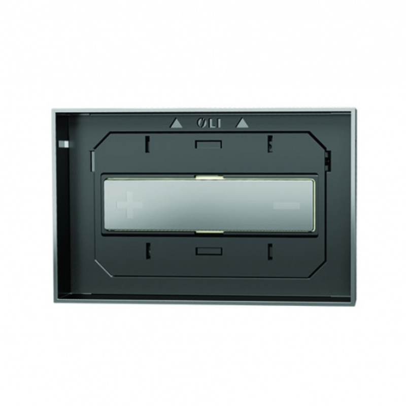 OLI Oceania MIA customisable flush plate — accepts marble tile wood veneer wall cladding Pakistan, Sardar & Co