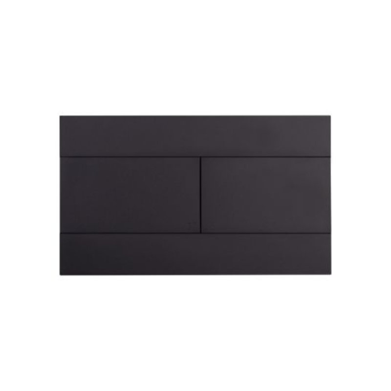 OLI SLIM slim flush plate Black — public space rated stainless flush plate Pakistan, Sardars