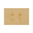 OLI Trumpet designer flush plate White Gold — Pritzker laureate design Pakistan, Sardar & Co