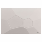 OLI VORONOI sculptural flush plate Pure Glacier — Voronoi Bio-ABS geometric pattern Pakistan, Sardar & Co