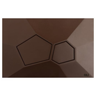 OLI VORONOI sculptural flush plate Raw Umber — nature-referencing matt flush plate Pakistan, Sardar & Co