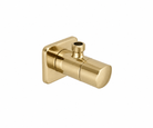 OMSA A13606BG angle valve Brushed Champagne Gold PVD satin — tee cock supply stop, Sardar & Co Pakistan
