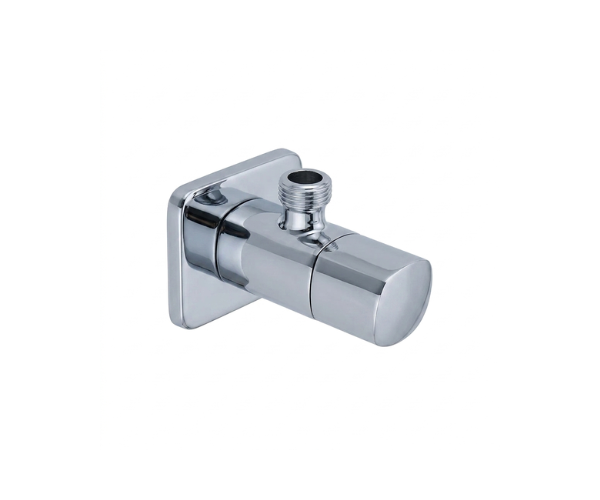 OMSA A13606BG angle valve Chrome PVD — article A13606BG, tee cock fitting, Sardar & Co Pakistan