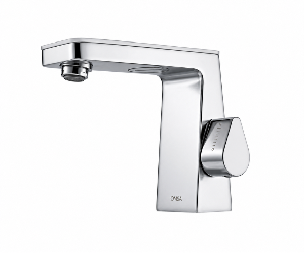 OMSA FL7750 luxury tap chrome PVD — lead-free copper ceramic disc, deck-mounted, Sardars Pakistan