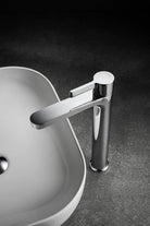 OMSA FL8170A wash basin faucet installed in luxury bathroom Pakistan — deck-mounted single-hole, Sardar & Co Rawalpindi