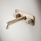 OMSA FL8240 dual-handle wall faucet installed in luxury bathroom Pakistan — classical wall-mounted basin mixer, Sardar & Co Rawalpindi