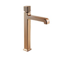 OMSA FL830A wash basin tap Rose Gold PVD finish — premium deck-mounted washbasin faucet, article FL830A, Sardars Pakistan