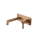 OMSA FL8350 luxury concealed faucet Brushed Rose Gold PVD satin — article FL8350, wall basin faucet, Sardars Pakistan