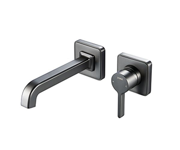 OMSA FL8350D concealed basin mixer Gunmetal PVD — single-lever wall-mounted, Sardar & Co Rawalpindi Pakistan