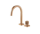 OMSA FL8490 deck-mounted single-hole basin mixer Rose Gold PVD finish — article FL8490, exclusively at Sardars Pakistan