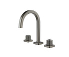 OMSA FL8530 three-hole basin mixer Gunmetal PVD finish — single-lever deck-mounted tap, exclusively at Sardars Pakistan