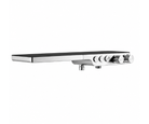 OMSA HB7655X exposed and concealed shower mixer in polished chrome