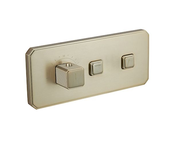 OMSA HL8456 wall-mounted thermostatic shower Champagne Gold PVD — OMSA Rubinetterie, Sardar & Co Pakistan