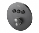 OMSA HL8477 3-way concealed thermostatic shower valve Gunmetal PVD — in-wall shower system, Sardar & Co Pakistan