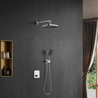 OMSA Rubinetterie HL8486 concealed thermostatic shower mixer — four PVD finishes: Champagne Gold, Rose Gold, Gunmetal, Chrome — Sardar & Co Pakistan