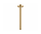 OMSA HR35 shower arm Brushed Champagne Gold PVD satin — article HR35, rain shower arm, Sardars Pakistan