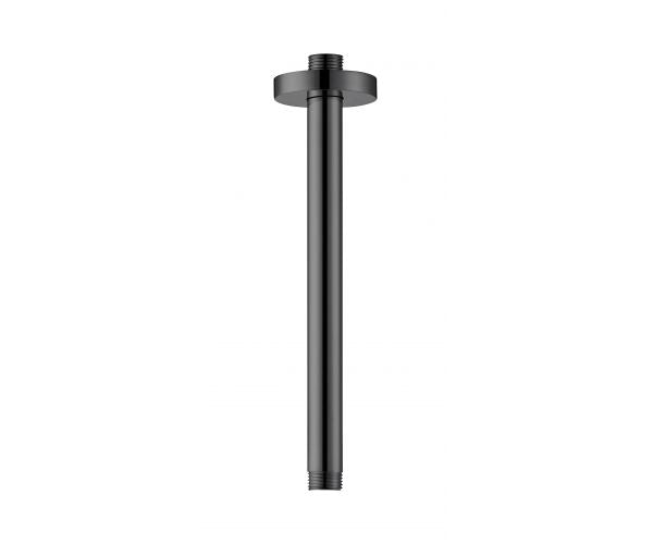OMSA HR35 shower arm Gunmetal PVD — brass rain shower extension Pakistan, Sardar & Co