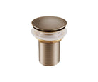 MSA P8707 basin drain Brushed Champagne Gold PVD satin — waste without overflow fitting, Sardar & Co Pakistan