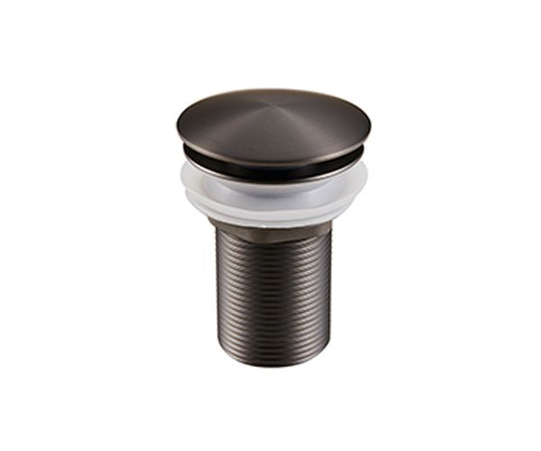 OMSA P8707 basin drain Gunmetal PVD — waste without overflow fitting Pakistan, Sardar & Co Rawalpindi