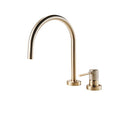 Champagne Gold dual-handle washbasin tap by Sardar & Co — luxury bathroom fitting Rawalpindi