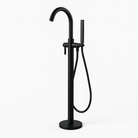 OMSA YD8804 bathtub faucet Matte Black PVD — floor-standing round tub filler Pakistan, article YD8804, Sardars