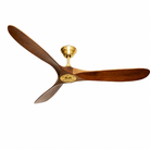 Punkh PS-03 ceiling fan Pakistan Gold motor Walnut solid wood blades — 60 inch premium fan, Punkh Studio Sardar & Co