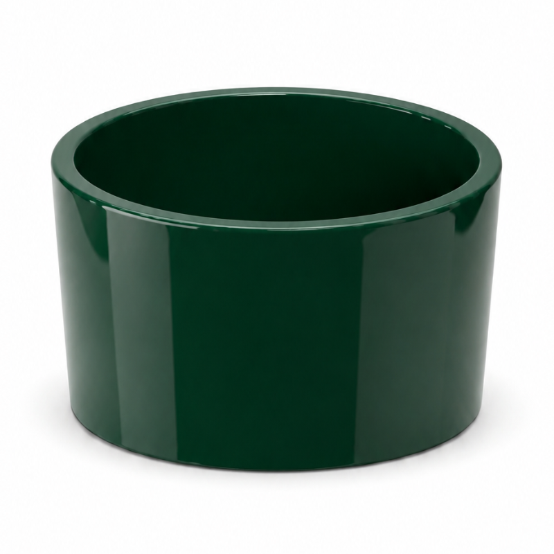 Scarabeo Bucket countertop washbasin Glossy Musk — circular lay-on basin Pakistan, Sardar & Co