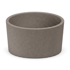 Scarabeo Bucket countertop washbasin Matt Sand — circular lay-on basin Pakistan, Sardar & Co