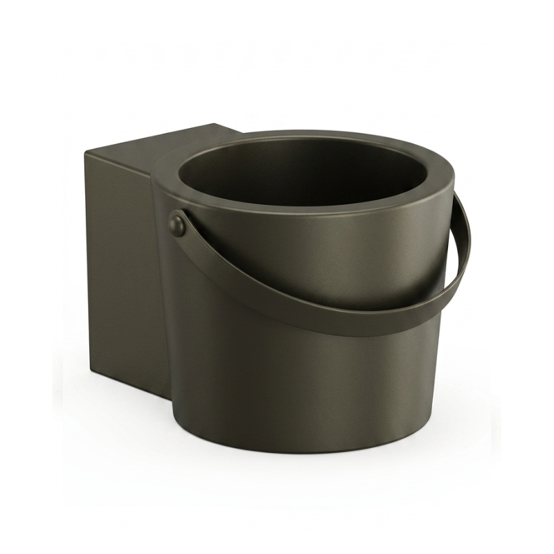 Scarabeo Bucket R designer wash basin Ardesia slate grey — designer basin Pakistan, Sardar & Co