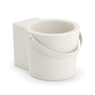 Scarabeo Bucket R designer wash basin Pearl — iridescent off-white designer basin Pakistan, Sardar & Co