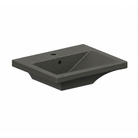 Scarabeo Butterfly 50 wash basin Ardesia slate grey — retro-contemporary basin Pakistan, Sardar & Co