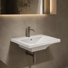 Scarabeo Butterfly 50 wash basin installed Pakistan — countertop wall hung 505mm 9 colours, Sardar & Co Rawalpindi
