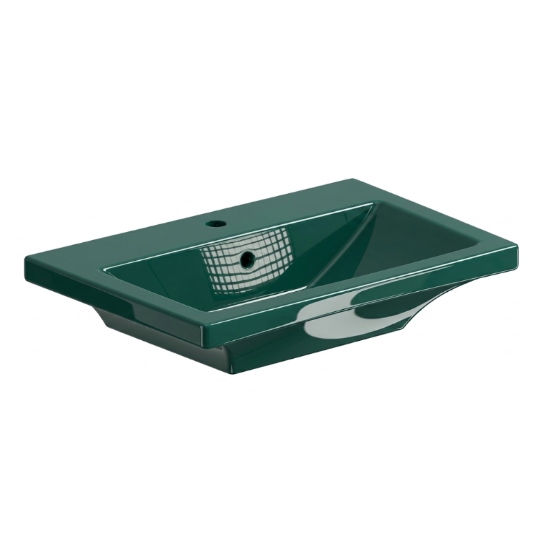 Scarabeo Butterfly 70 wash basin Glossy Musk 700mm — warm nude gloss Pakistan, Sardar & Co