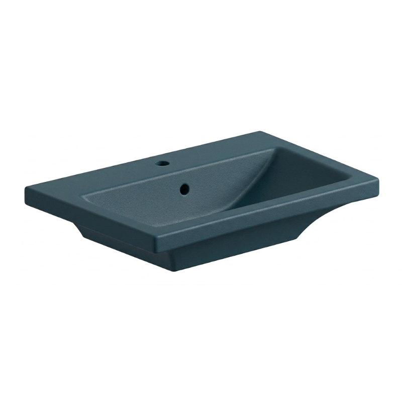 Scarabeo Butterfly 70 wash basin Matt Ocean 700mm — teal matte Pakistan, Sardar & Co