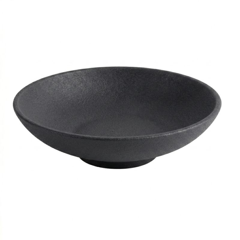 Scarabeo Cup countertop wash basin Matt Night Ø450mm — matte black circular basin Pakistan, Sardar & Co