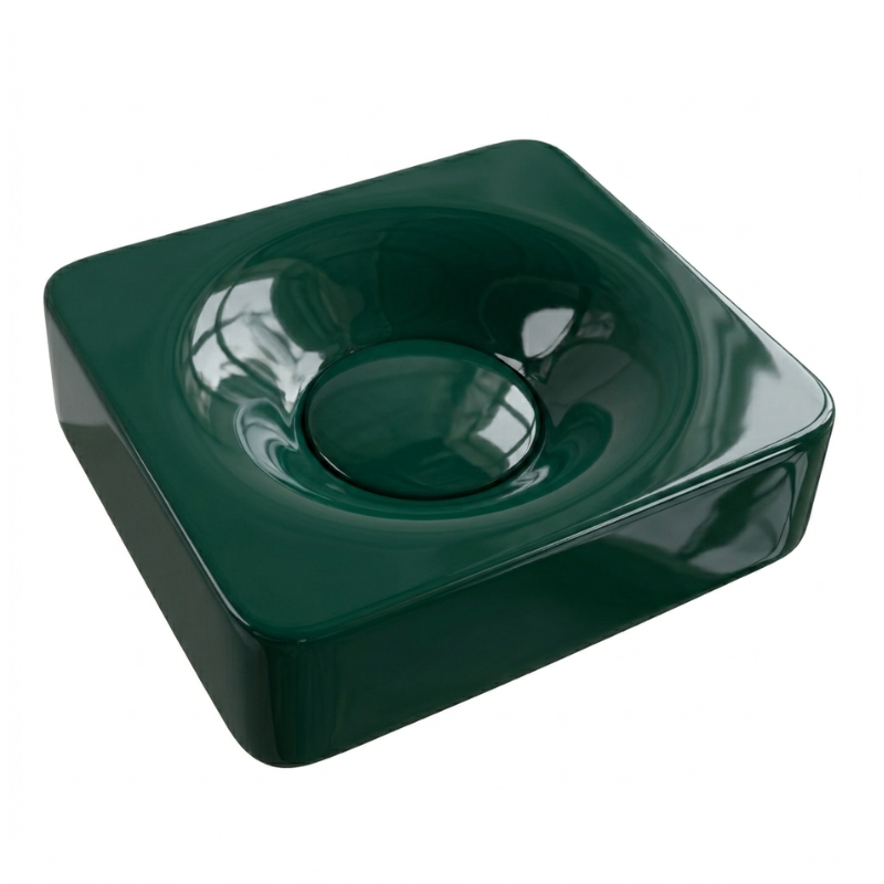 Scarabeo Fuji 50 over counter wash basin Glossy Musk 500mm — warm nude gloss Pakistan, Sardar & Co