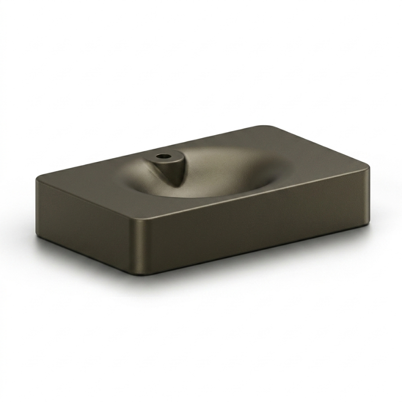 Scarabeo Fuji 70 wall mounted lay-on basin Ardesia slate grey 710mm — Pakistan, Sardar & Co