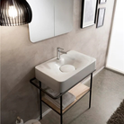 Scarabeo Fuji 70 wall mounted lay-on basin Pakistan installed — 710mm 9 colours, Sardar & Co Rawalpindi