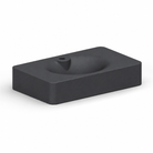 Scarabeo Fuji 70 wall mounted lay-on basin Matt Night 710mm — matte black Pakistan, Sardar & Co