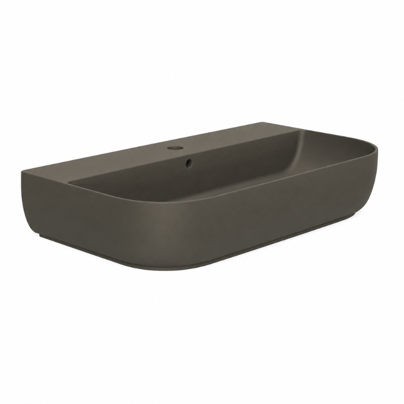 Scarabeo Glam slim washbasin Ardesia 550mm — slate grey Pakistan, Sardar & Co