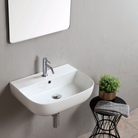 Scarabeo Glam slim washbasin Pakistan 550mm installed — ultra-thin edge EMO Design, Sardar & Co Rawalpindi