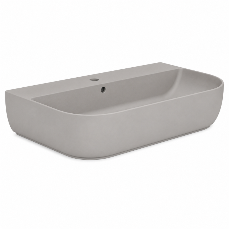 Scarabeo Glam slim washbasin Matt Sand 550mm — sandy matte Pakistan, Sardar & Co
