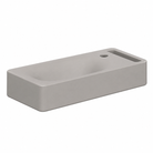 Scarabeo Hung narrow washbasin Matt Sand 600mm — sandy matte Pakistan, Sardar & Co